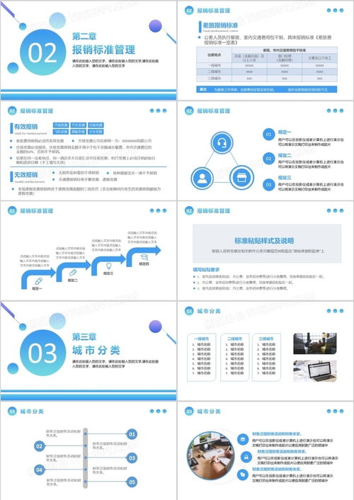 藍色簡約風公司財務管理制度培訓動態ppt模板下載 熊貓辦公